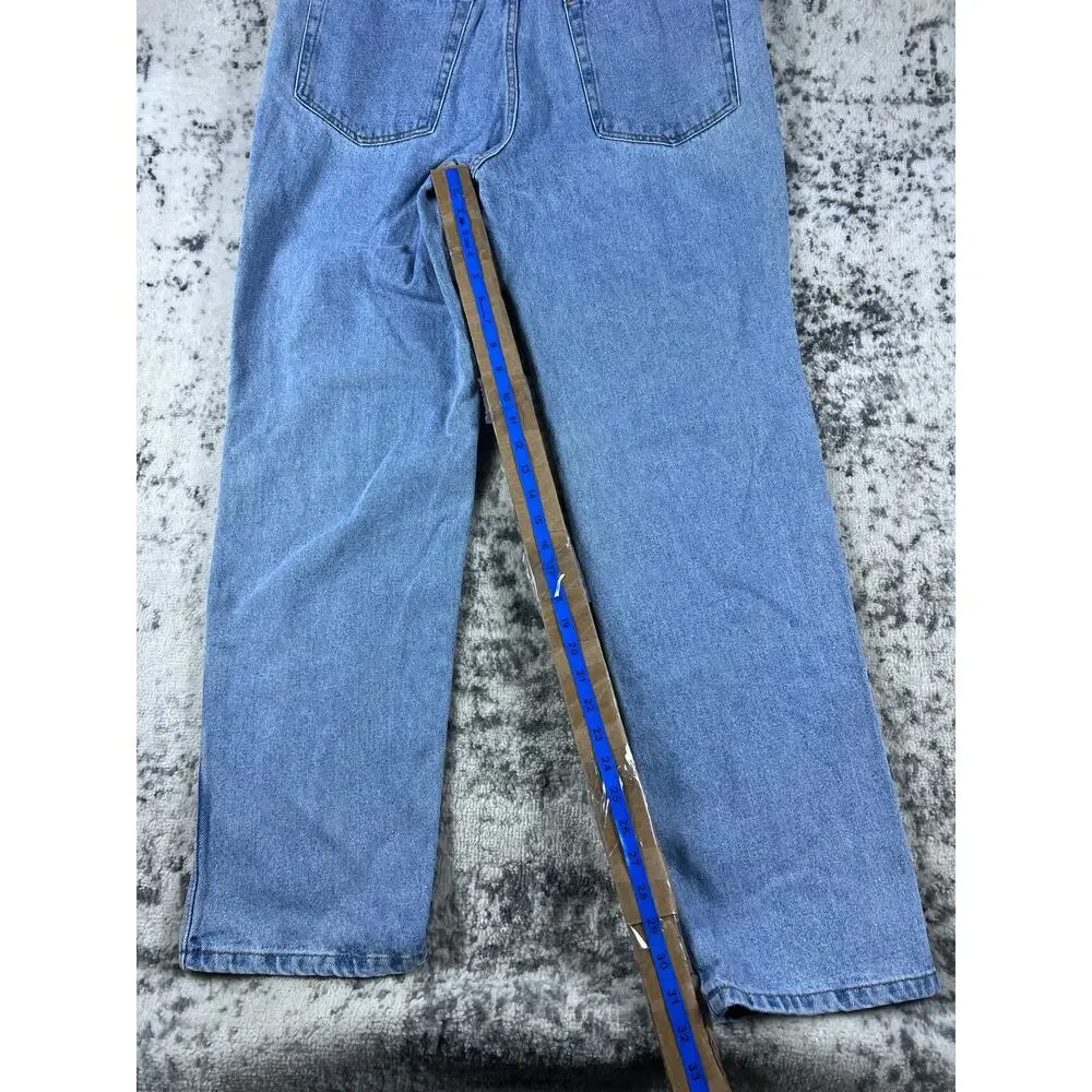 Vintage Sports Jeans Premium Collection Men 34x32 Blue Light Wash Denim Straight